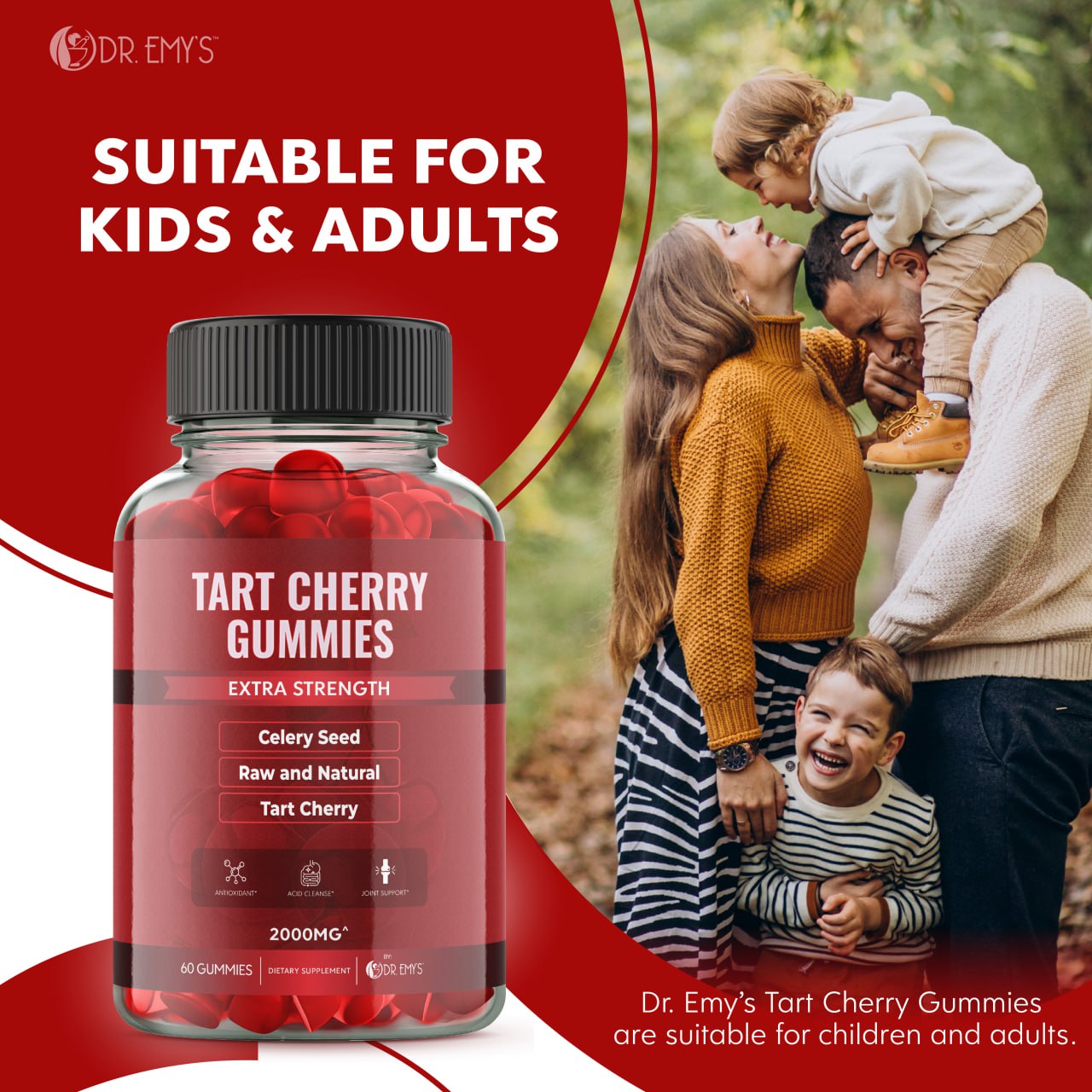 Tart Cherry Extract Gummies 180 Count